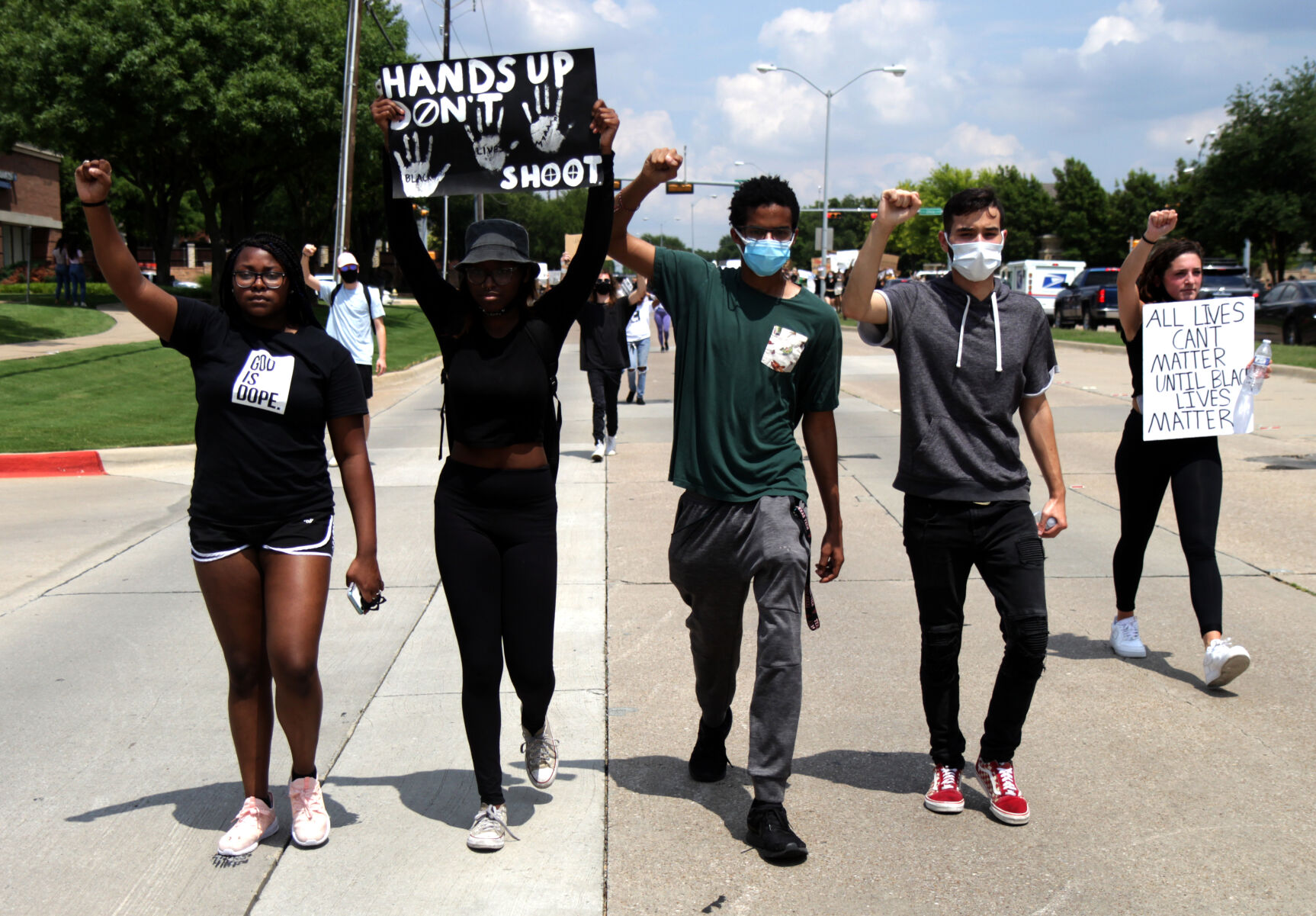 Plano protest